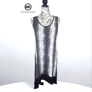 MICHAEL KORS Snakeprint Hi Lo Dress - Medium